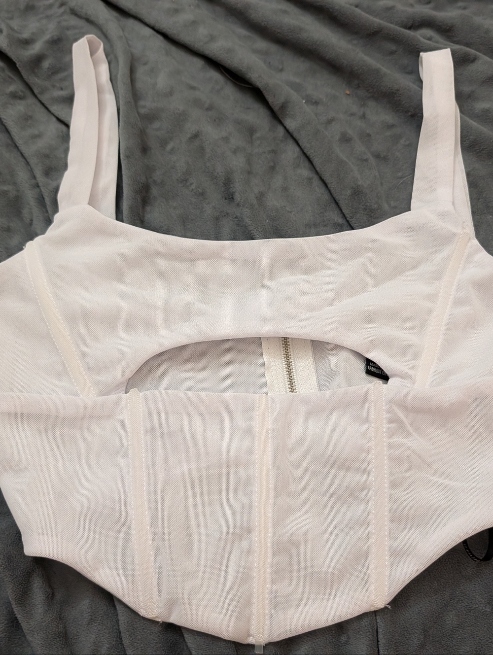 White Forever 21 Corset Top Never Worn Size Small Perfect Condition